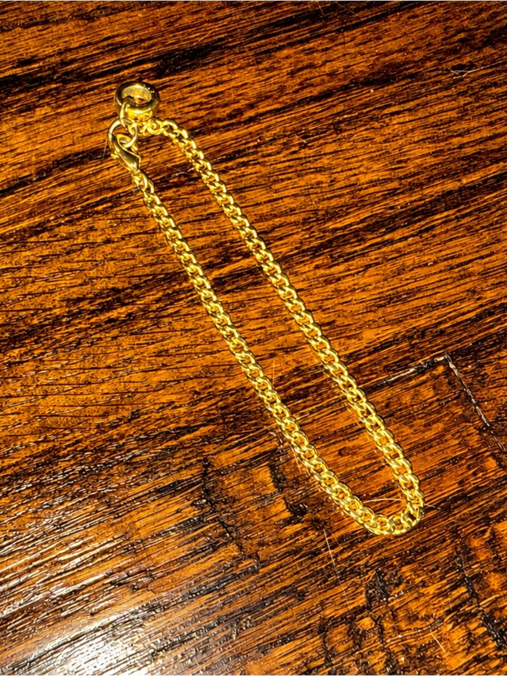 Gold A.P.C. Minimalist Chain Bracelet